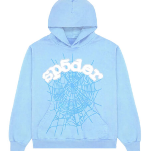 SP5DER SKY BLUE HOODIE