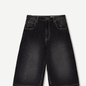 black wash jorts