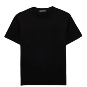 Plain black T-shirt